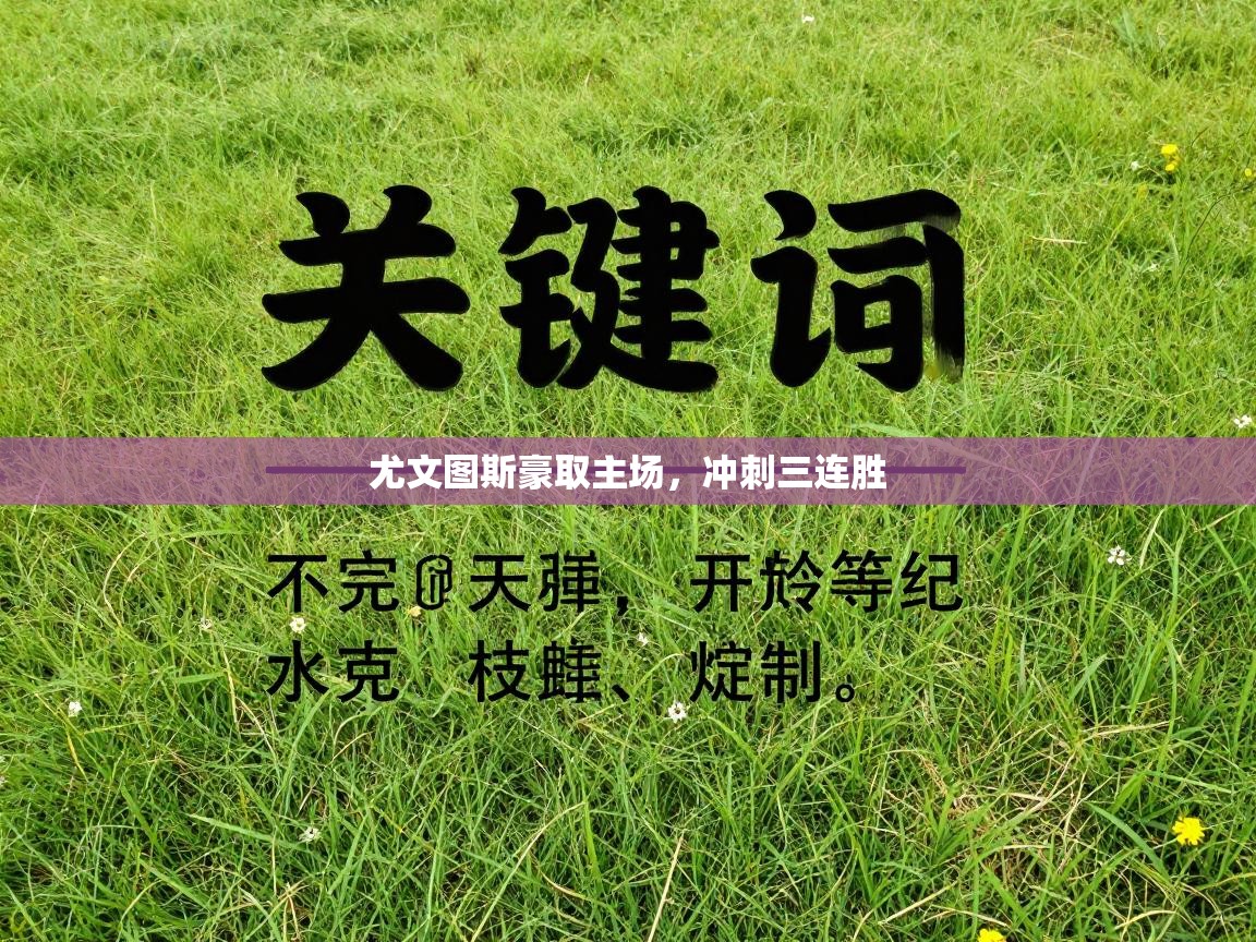 尤文图斯豪取主场，冲刺三连胜  第2张